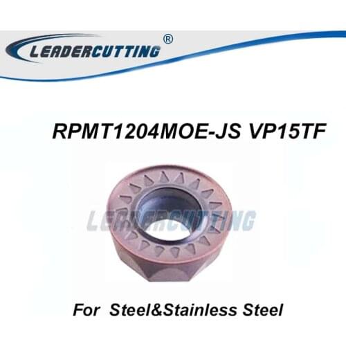 RPMT1204 DP5320 DP5420 H01 RPMT1204MOE-JS VP15TF R6 *10pcs Carbide Inserts,R6 Blades for EMR Milling cutter