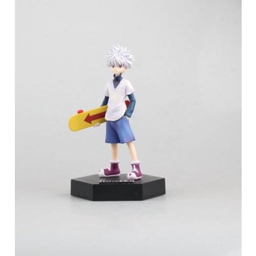 Japan Anime hunter x hunter Killua Zoldyck Skate Ver. PVC Figure Figurine Collectible Model Statue Toy 19cm New With Box