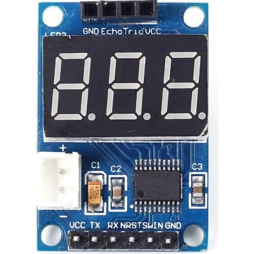 Ultrasonic Distance Measurement Control Board Rangefinder Digital Display For HC-SR04 8 Bit MCU Module For DIY Robot Car Toy Kit