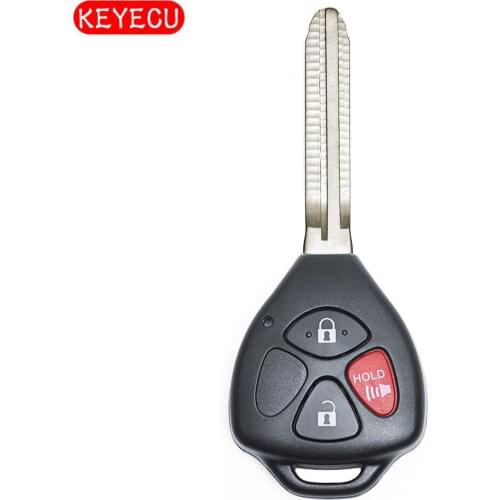 Keyecu Replacement Remote Car Key Fob 3 Button 4D67 MOZB41TG for Scion 2005-2010 TC Toyota 2007-2013 Yaris