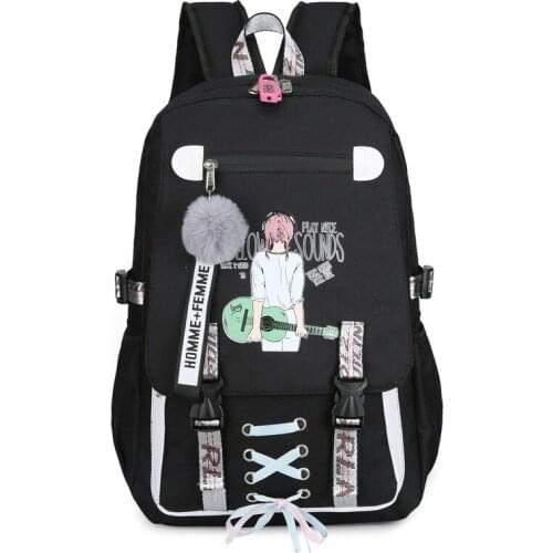 USB Charging Women Oxford Backpacks School Bags For Teenagers Girls Student Waterproof Travel Backpacks Female Book Bags