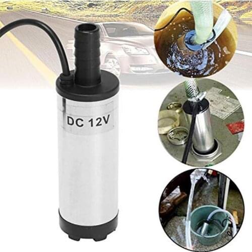 12/24V Electric Submersible Pump For Pumping Oil Water Steel Shell 12L/min Fuel Transfer Pump