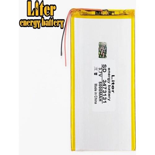 3.7V,5000mAH,3473131 Polymer battery 9 inches tablet battery domestic the built-in rechareable battery