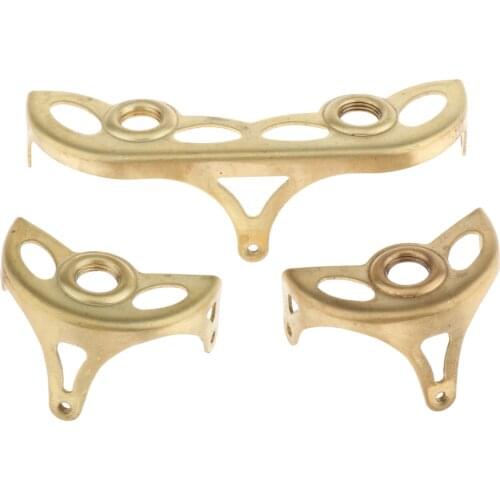 3Pcs/Set Metal Alto Sax Saxophone Repairing Protective Key Guard Kits