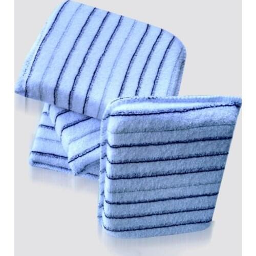 80% Hot Sale Car Washing Cleaning Stripe Microfiber Cloth Sponge Pad Wax Polishing Tool