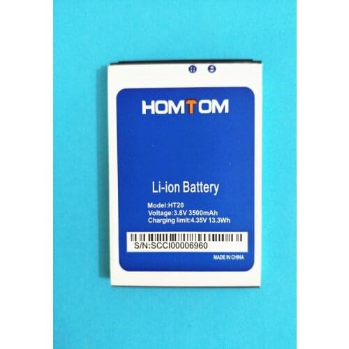 AZK New HOMTOM HT20 Battery Large Capacity 3500mAh Backup Batteries Replacement For HOMTOM HT20 Pro Smart Phone
