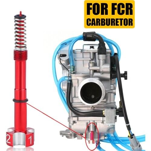 CNC Aluminum Air Carburetor Fuel Mixture Screw Motorcycle ATV Dirt Bikes Motor Fuel Mixture Screw for Keihin FCR Carburetor
