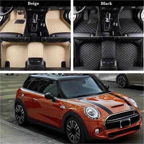 Car Floor Mats for MINI R50 R52 F55 F56 F57 ONE Cooper Plus Countryman R60 F60 R53 R56 R57 R58 Car Accessories Car Floor Mat