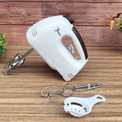 Household Electric Hand-Held Egg Beater Mini Small Power Mixer Egg-Whisk Beat up the Cream Baking Cake Flour-Mixing Machine