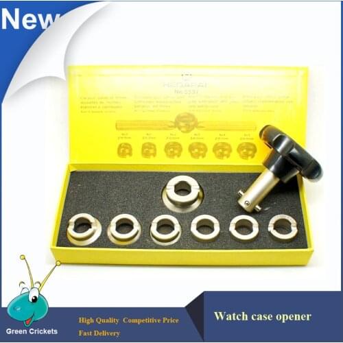 NO.5537 Watch Back Case Opener,7 SizeTypes Professional Watch Repair Tools Set