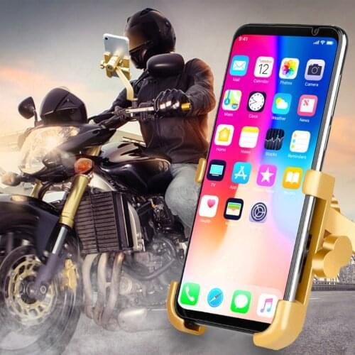 Aluminum Alloy Celular Moto Phone Holder Motocycle Mobile Cellphone Holder Motor cycle Suporte Telephone Support