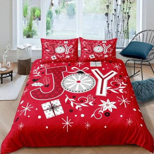 Home Living Luxury 3D Christmas Bedding Set Girl Duvet Cover Set Pillowcase Kids Bedding Set Queen and King EU/US/AU/UK Size