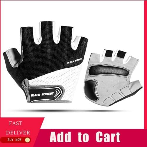 NEW BIKING Breathable Half Finger Cycling Gloves Anti Slip Pad Motorcycle MTB Road Bike Gloves Men Women Sports Bicycle Gloves