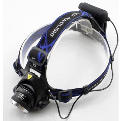 Mycyk head lamp focusing strong light T6 head lamp mining lamp riding fishing lamp AA 4 section no. 5 batteries Waterproof Flash