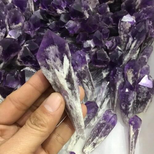 Hot naural amethyst mineral amethyst point best quality for healing and meditation