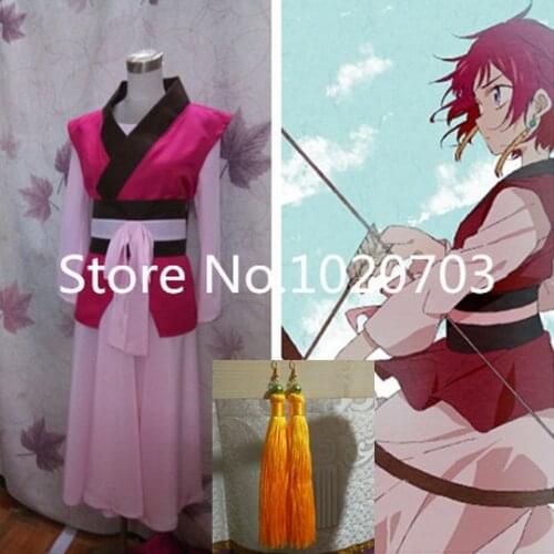 Yona of the Dawn Akatsuki no Yona clothes with ear hooks Cosplay Costume