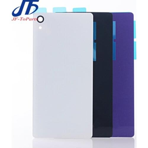 10Pcs Battery Cover Housing For Sony Xperia Z Z1 Compact Z1 Mini L39H / Z2 L50W L50 D6503 Back Cover Door Case With Adhesive