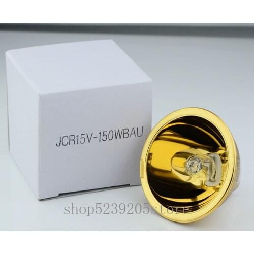 USHIO JCR 15V150W gold cup halogen lamp,Infrared therapy diagnostic JCR15V 150W BAU light cup 15V-150W bulb