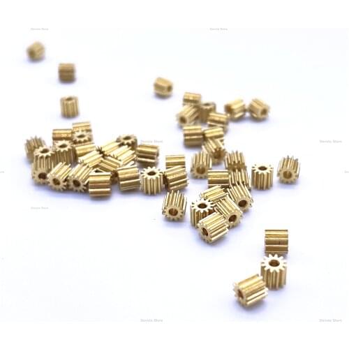 0.2M mini copper gear 8T 12T 14T HOLE diameter 0.68mm 0.98mm 1.48mm (0.7mm 1mm 1.5mm) spur gear