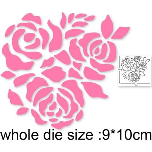 Metal dies Flower Leaf Frame Cutting Dies Stencils dies for DIY Scrapbooking Album Paper Cards Making Decorations Embossing dies