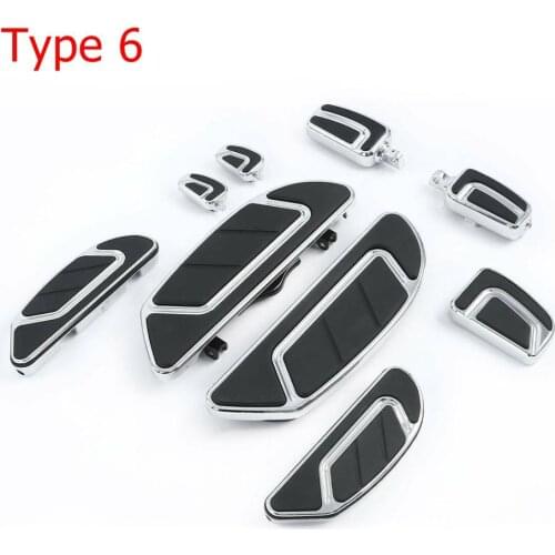 Motorcycle Floorboard Footpegs Footrest Shifter Brake Pedal Pegs For Harley Touring Road King Electra Glide Street Glide FLHTK