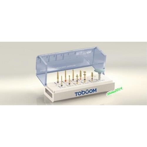 Dental Posterior teeth preparation ceramics zirconia crowns burs kit 10PCS/KIT FG0710D free ship