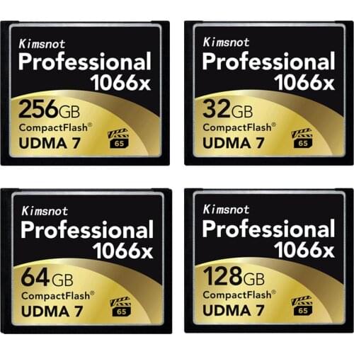 Kimsnot Professional 160Mb/s CF Card 64GB 32GB CompactFlash Memory Card 128GB 256GB Compact Flash Card 1066x UDMA7 DSLR Camera