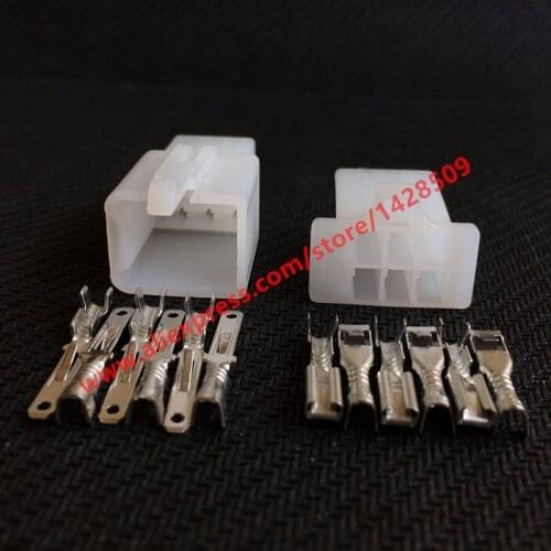10 Sets 6 Pin MTW Series Automotive Connector Motorcycle Connector 6030-6991 Female Male DJ7061A-2.8-21 DJ7061A-2.8-11