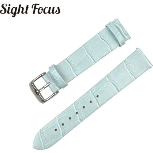 Ultra Thin18mm Quick Release Watch Straps Leather Watch Bands Elegant Gent Smart Watch Bracelets Wrist Band Correa Mujer Hombre