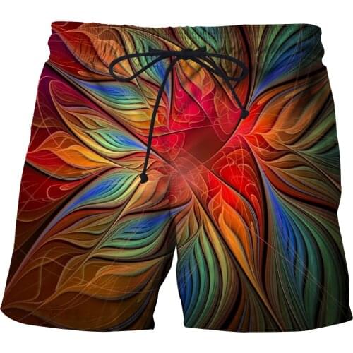 New mens art graffiti beach shorts3D digital print shorts Summer bermuda shorts Quick-drying surf shorts and board pants S-6XL