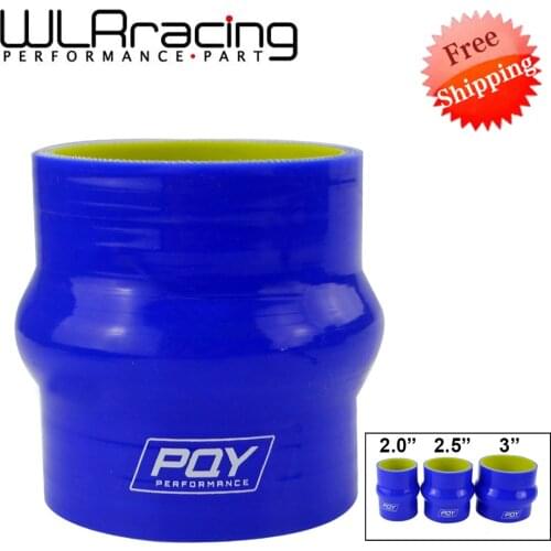 Blue & Yellow 2.0" 51mm / 2.25'' 57 mm 2.5" 64mm / 3.0" 76mm Hump Straight Silicone Hose Intercooler Coupler Tube Pipe