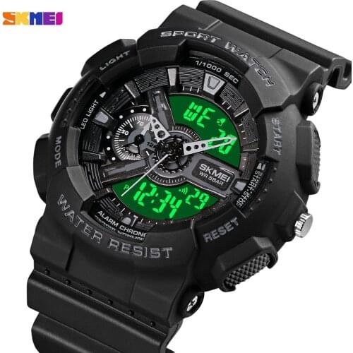 SKMEI Japan Digital movement Sport Watch Men 5Bar Waterproof Calendar Luminous Clock Wristwatches 1472 Ship From Russian