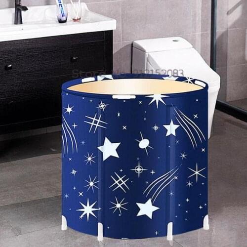 Bath Bucket Adult Foldable Bath Bucket Bathtub Bath Basin Bath Bucket Automatic Heating Adult Household Artifact