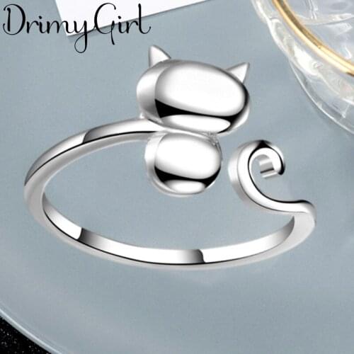 Punk Vintage Cat Rings For Women Boho Female Charms Jewelry Men Antique Knuckle Ring Fashion Party Gift