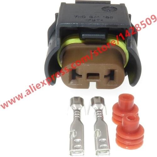 5 Sets 2 Pin Auto Fog Light Connector Wiring Harness Socket For VW Audi EOS Jetta Golf MK6 Passat Tiguan 7H0941165 7H0 941 165