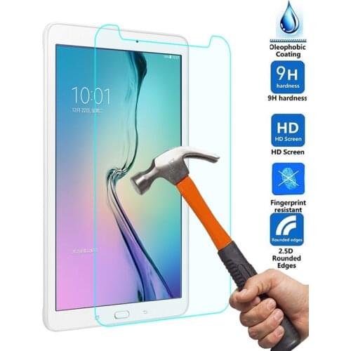 1PC 9H Tempered Glass Screen Protector Anti-fingerprint 8 Inch Tablet LCD Screen Scratch-Proof Universal Tablet Film