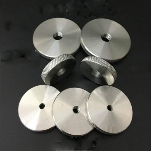 4pcs M8 M10 M12 knurled head nuts hand-twisted muffs hand-tightened adjusting muff rotating sleeves knob nut sleeve