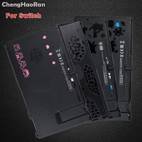 ChengHaoRan For Nintend Switch NS Joy-Con Animal Crossing Console Replacement Housing Shell Cover Front Back Faceplate Case