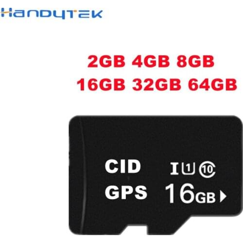 50Pcs GPS Micro sd TF card Memory Card 16GB 32GB 64GB change CID TransFlash navigation high speed Customized for Car GPS