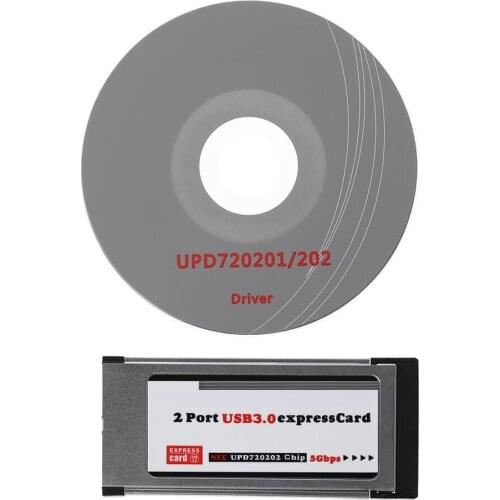 NEW 2 Port USB 3.0 Express Card ExpressCard 34mm/54mm Hidden Adapter For Laptop-mouse pad