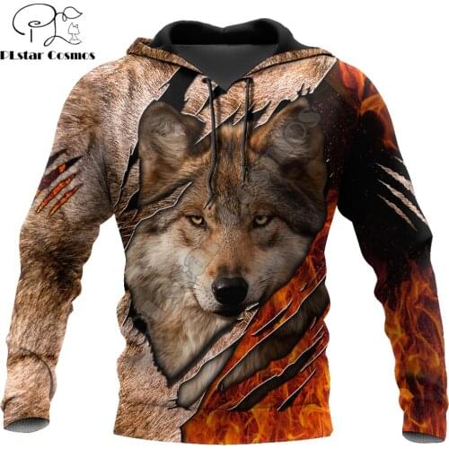 Autumn Fashion Hoodies Animal Wolf Beautiful Design 3D All Over Printed Mens Sweatshirt Unisex Zip Pullover Casual Jacket DW0218