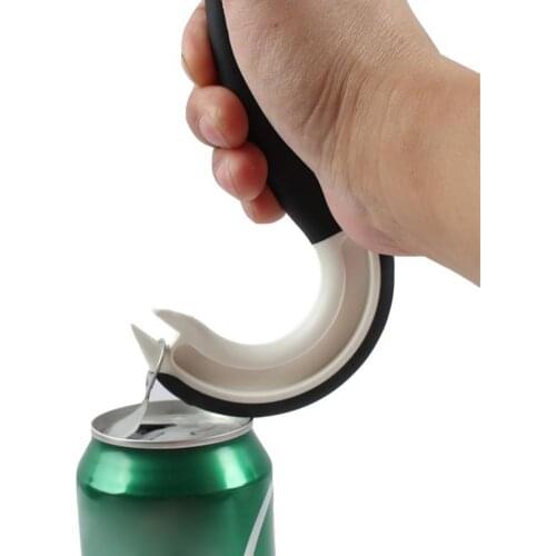 Openeer Ring Hook Pulling Jar Can Opener Non-slip Manual Bar Lid Opening Kitchen Tool Multifuctional Bottle Opener Hanging Hole