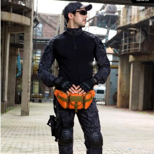 Unisex Waterproof Molle Military Tactical Waist Bag Outdoor Sports Hiking Hunting Riding Army Pouch Bags Climbing Waist Bag