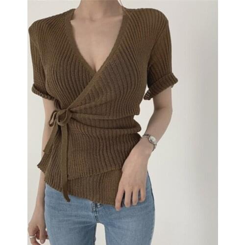 Sherhure Women's Knitted T-shirts