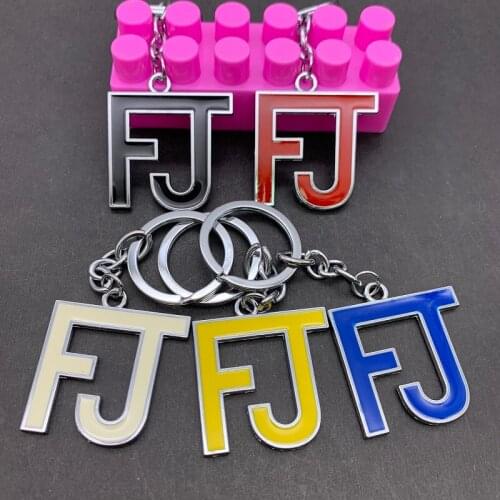 Car Styling keychain for Toyota FJ Cruiser PRIUS Key holder Keyring, Metal