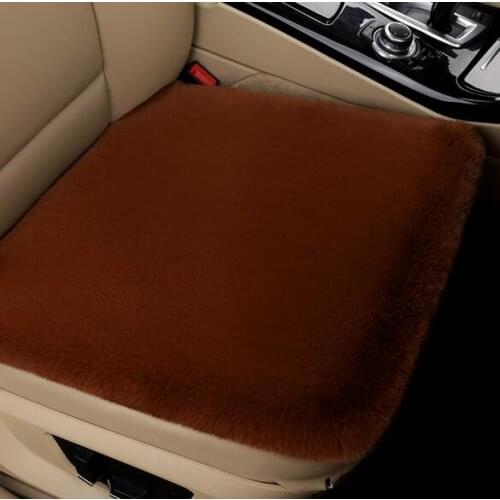 4 Colors Universal Car Winter Warm Seat Cover Cushion Winter Front Rear SUV Vehicle Protective Pad Covers