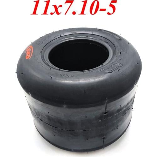 High Quality Drift Karting Rear Wheel 11x7.10-5 Vacuum Tubeless Tire Go Kart Drift Tyre