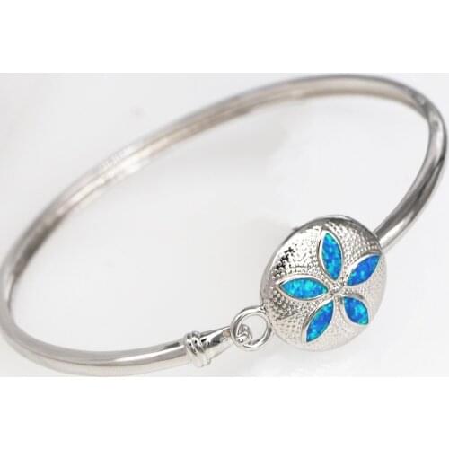 JZB0228 Womens Bangles Marine Life Bangles Hawaii Frangipani Bangles