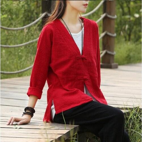 2020 Brand Spring autumn women cardigan Solid color loose casual linen linen womens cardigan,plus size clothes 4XL 5XL 6XL