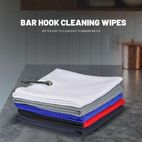 1pc Kitchen Daily Dish Towel Microfiber Towel Anti-grease Wiping Rags Cleaning Wiping Towel Kichen Tool With Hook